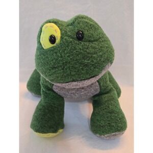 Aurora Green Frog Plush Stuffed‎ Animal Toy Cute Sitting Play Pal